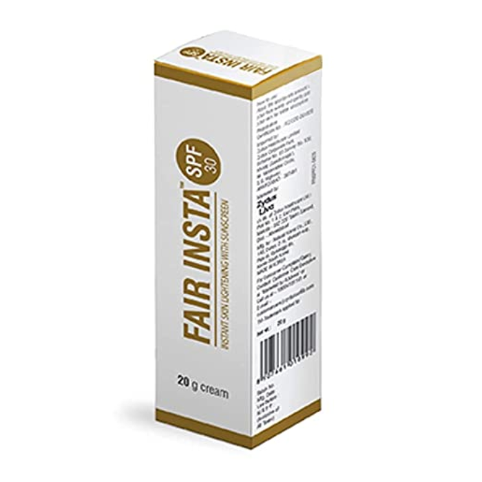 FAIR INSTA INSTANT SKIN LIGHTENING WITH SUNSCREEN SPF30 20GM